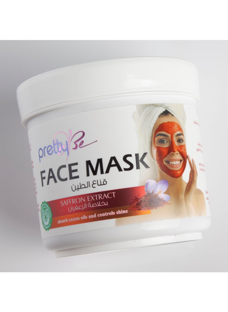 Pretty Be - Preeti B face mask with saffron extracts absorbs excess oil and controls shine in 600ml - Image 1