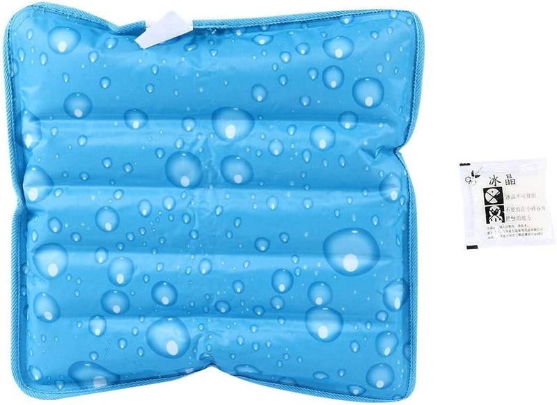klarako Cooling Pad, Reusable Gel Ice Bag with Ice Crystal Powder, Cold Compress, Ice Bag, Cooling Bag, Gel Cushion, Removable Car Cushion, Seat Cover, Water Ice Cover, Cooling artifact (36 x 36 cm) - Image 1