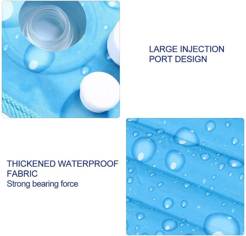 klarako Cooling Pad, Reusable Gel Ice Bag with Ice Crystal Powder, Cold Compress, Ice Bag, Cooling Bag, Gel Cushion, Removable Car Cushion, Seat Cover, Water Ice Cover, Cooling artifact (36 x 36 cm) - Image 2