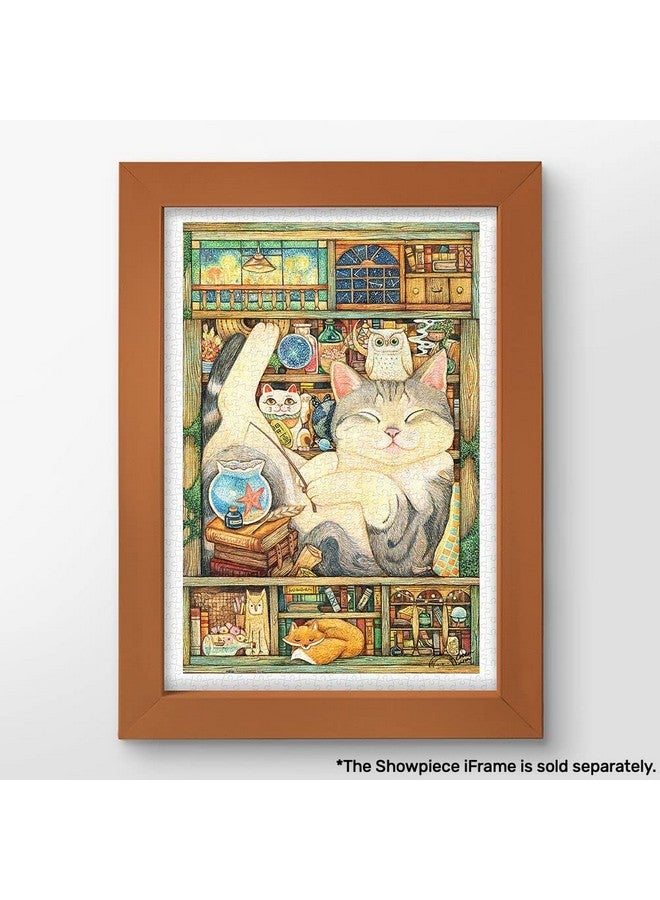 Pintoo Jigsaw Puzzles 600 Piece For Adults - Cotton Lion - Break Time - Easy Storage Snug Interlocking Plastic Puzzle No Glue Required [H2965] - Image 1