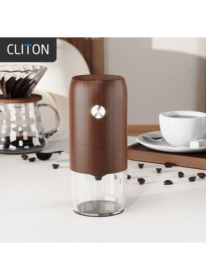 Cliton Electric Coffee Grinder, Hand-cranked Coffee Bean Grinder, Portable Pour-over Coffee Maker, Automatic Grinding Machine - Image 1