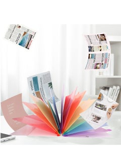 Y&D SYOSI Expanding File Folder, Organizer with Labels Colored Filing Folder Designed for Office School, 24 Pocket Large Size Hold 240 Sheets (White Cover)  - Image 4