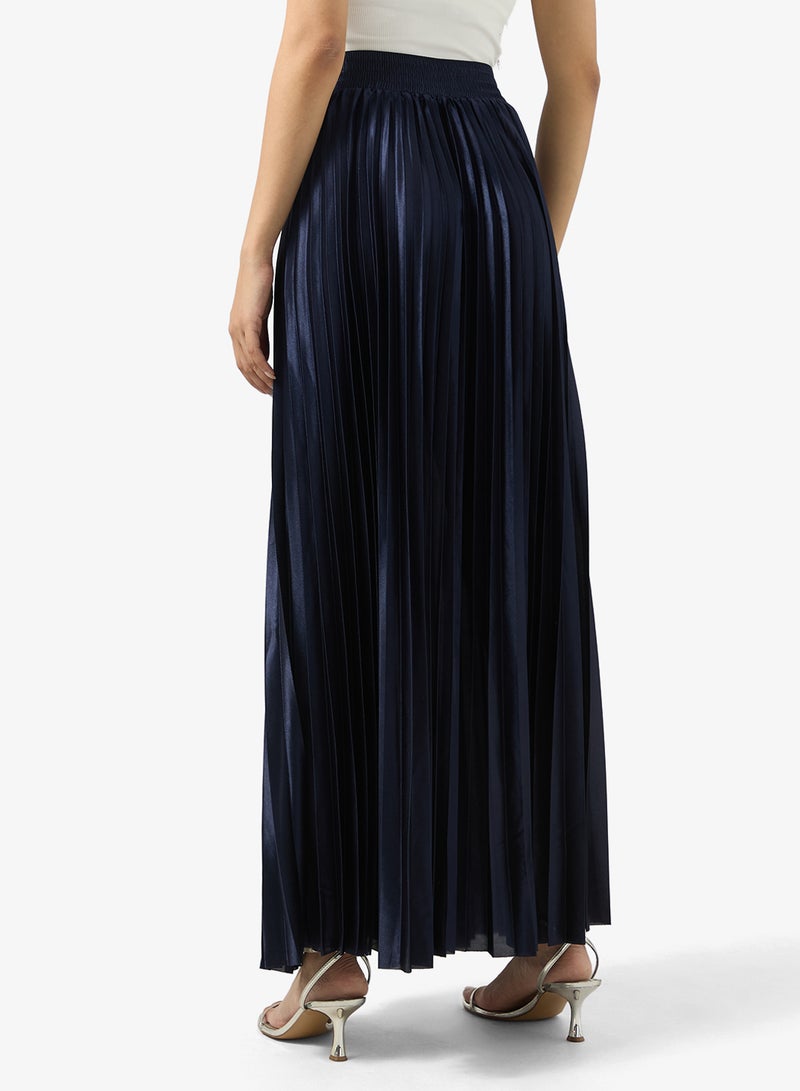 Ginger Metallic Pleated Skirt - Image 3