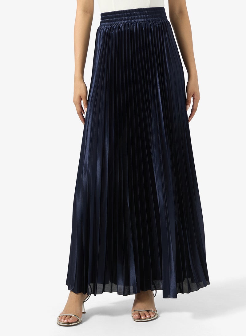 Ginger Metallic Pleated Skirt - Image 1