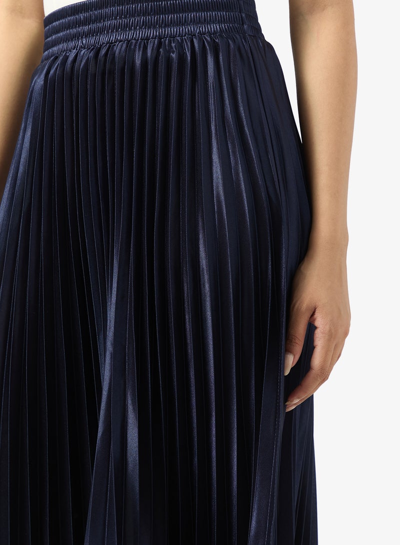 Ginger Metallic Pleated Skirt - Image 4