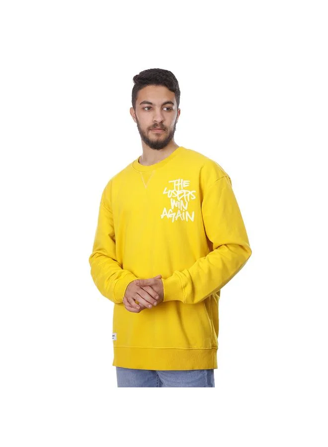 Coup Coup Men Casual Sweat-Shirt With Long Sleeves