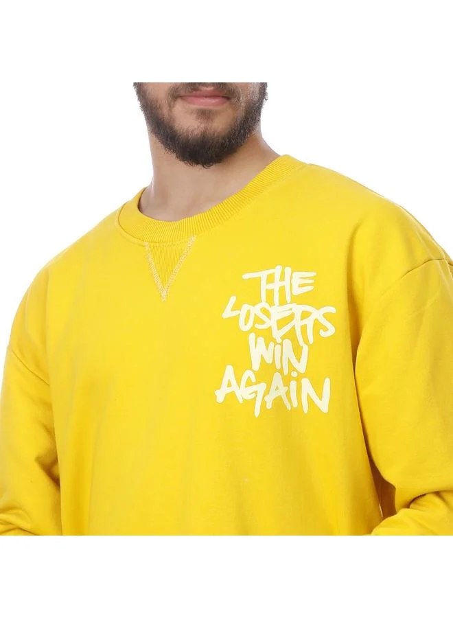 Coup Coup Men Casual Sweat-Shirt With Long Sleeves