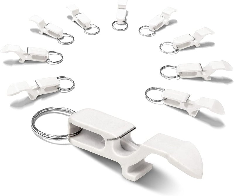 GoPong Ultimate Beer Shotgun Opener - Keychain Tool 10 Pack - Great for Party Favors, Tailgating and More - Choose Your Color - Image 1