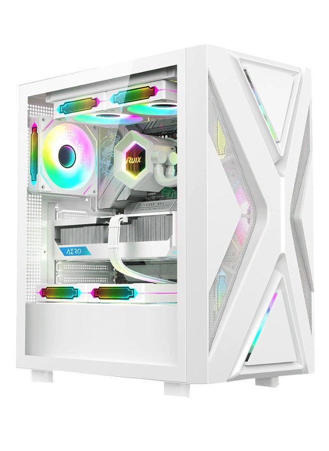 RUIX - PC Gaming Powerhouse | Intel i5, RTX 3060 | DDR4 16GB RAM | And 500GB SSD With CPU Liquid Cooler | White - Image 1