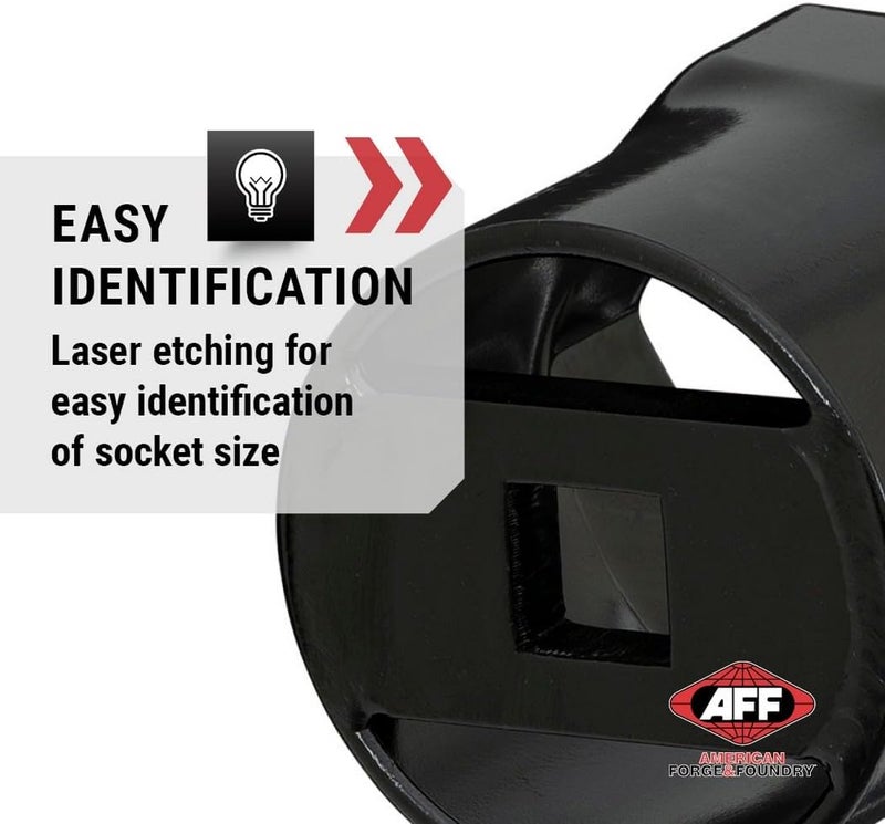 AFF 2-3/4" 6 Point Wheel Bearing Locknut Socket, 3/4" Drive, 18523 - Image 5