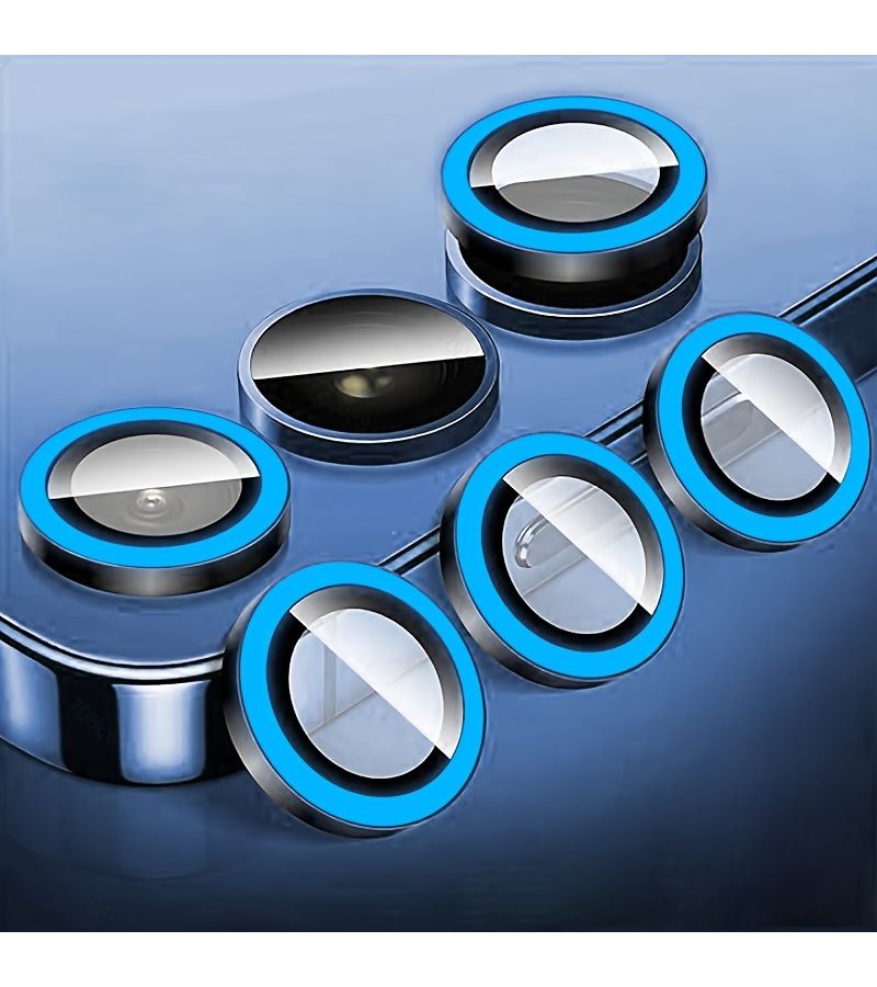 Camera Ring Cover Tempered Glass For Samsung Galaxy S22 Ultra Green - Image 5