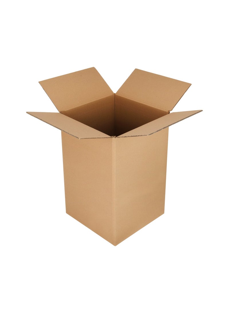 Packwell Brown 5-Ply Heavy-Duty Corrugated Carton Box 45x45x70cm  30kg Capacity | Strong Packing Box for Shipping, Storage & Moving - Image 2