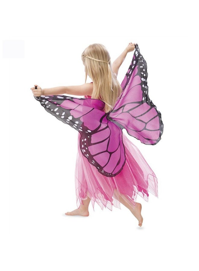 JAYATO Butterfly Fairy Costume for Girls & Women, Wings with Mask, Halloween Costume, Birthday Party Dress-Up, Carnival, Stage Performance, Cosplay & Comic Con Outfit - Image 1