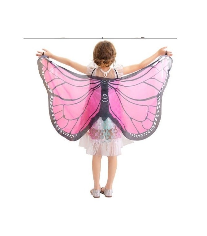 JAYATO Butterfly Fairy Costume for Girls & Women, Wings with Mask, Halloween Costume, Birthday Party Dress-Up, Carnival, Stage Performance, Cosplay & Comic Con Outfit - Image 3
