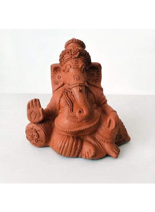 BSD Organics BSD Organics Eco DIY Toy Shadu Red Clay Powder Bag Ready to Use for Home Made Organic Eco-Friendly Ganesha, Toys and More, Natural & Soft for Kids and Adults Sculpture and Modeling 200 gram  - Image 2