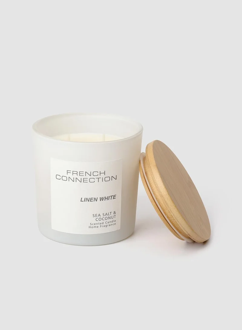 French Connection Pastel Range Sea Salt & Coconut Candle - Large