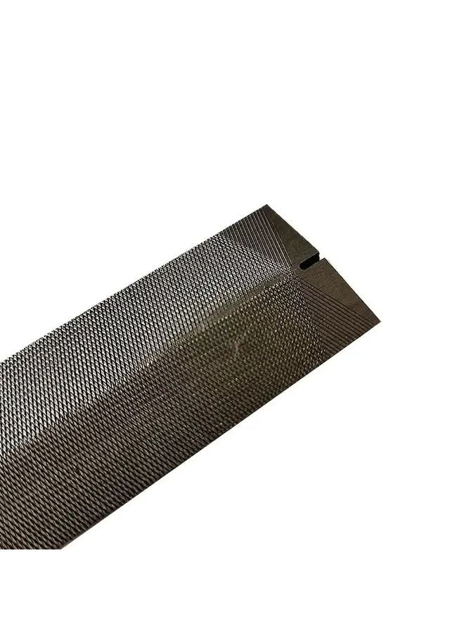 2pcs Red Handle Diamond File Razor Shape Woodworking Grinding Tool Triangular Steel File - Image 5