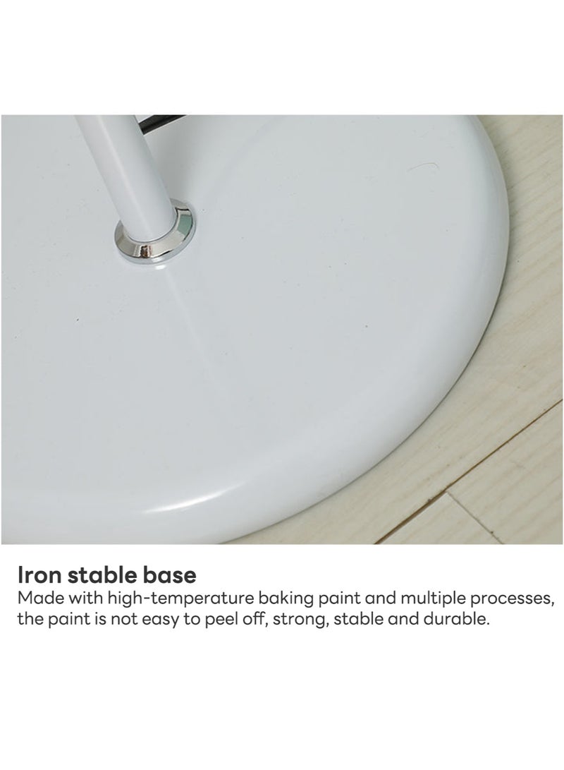 شاربدو مصباح أرضي بتصميم نورديك بسيط، إضاءة دافئة، مناسب لغرفة المعيشة وغرفة النوم، مزود بحامل مصباح LED بقوة 7 واط، لون أبيض، طوله 145 سم - Image 5