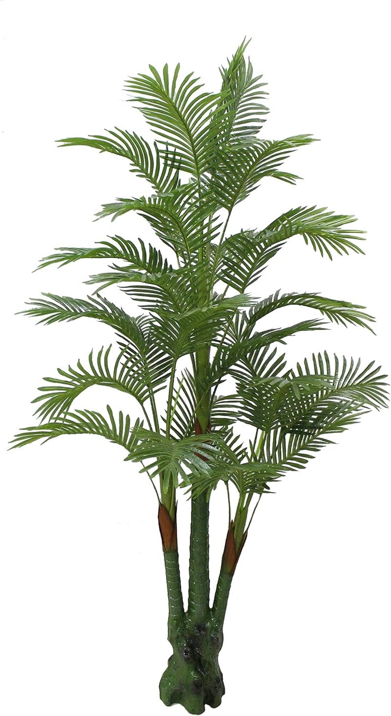 AMERIQUE AMERIQUE Gorgeous 63 Feet Standable Triple Trunk Artificial Palm Tree Real Touch Technology with UV Protection Super Quality  - Image 1