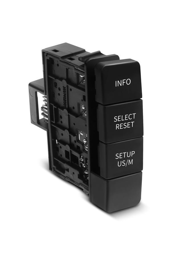 A-Premium Drive Monitor Info Switch Mod Compatible with Toyota Sequoia 2008-2009, Tundra 2007-2009, Drive Monitor Information Control Replace# 84977-0C020, 849770C020 - Image 1