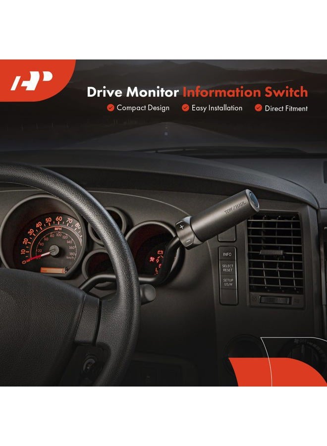 A-Premium Drive Monitor Info Switch Mod Compatible with Toyota Sequoia 2008-2009, Tundra 2007-2009, Drive Monitor Information Control Replace# 84977-0C020, 849770C020 - Image 4