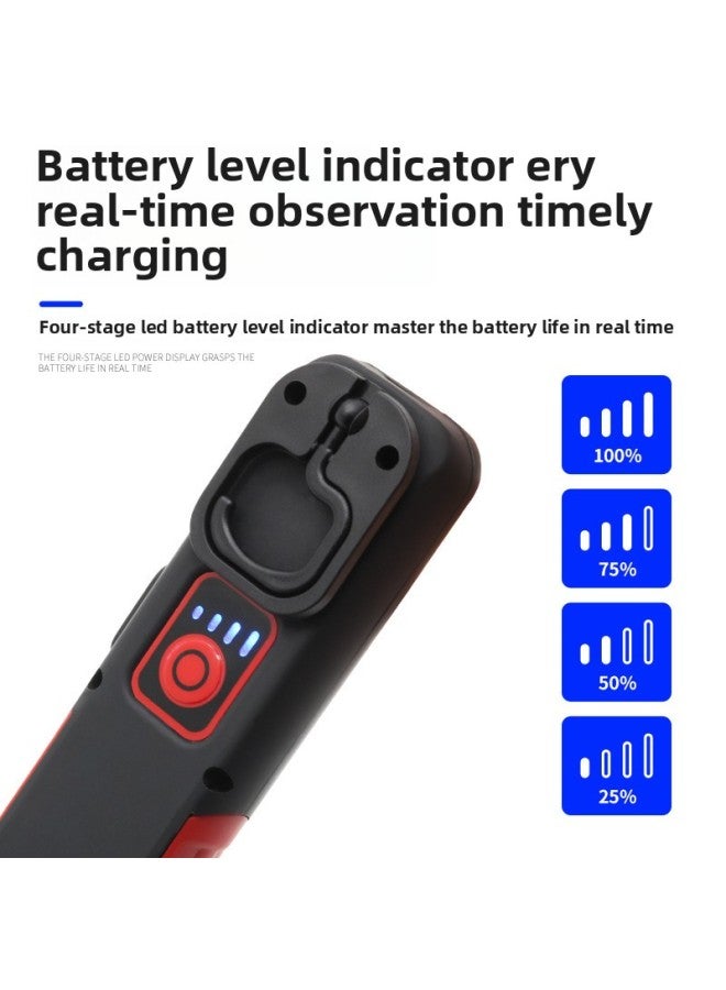 Hand-held Maintenance Work Lamp Mold Lathe Light Supplement Tool Lamp Rechargeable Magnetic Multi-angle Maintenance Lighting Lamp-Power:10W  - Image 4