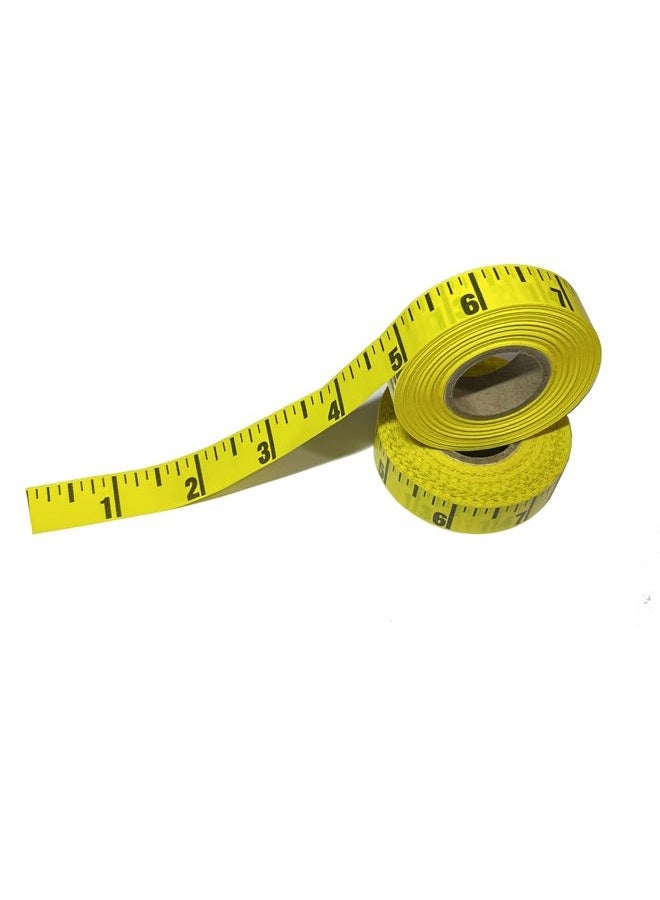 item4ever 20YDS Adhesive Table Sticky Measuring Tape Ruler for Measurement, Read in 18th Inch, Left to Right Side - Image 1