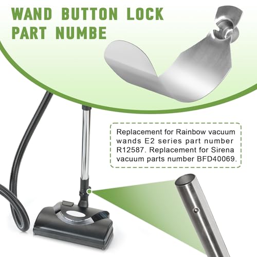 CHAR YONG Replacement for Rainbow Vacuum Cleaner C-Clip Push Button Locks for E-Series Wand（2 pack） - Image 5