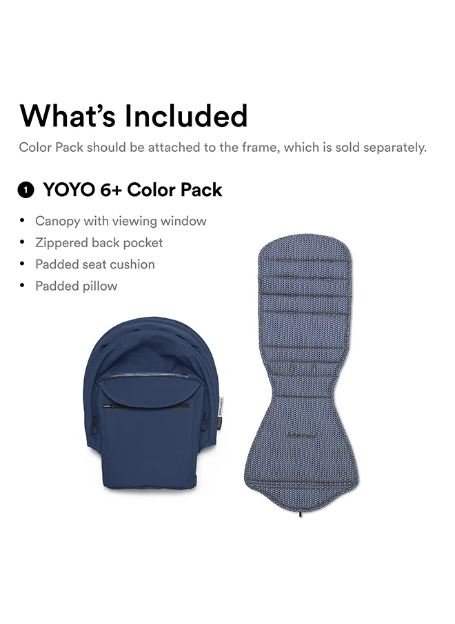 ستوك Yoyo 6+ Color Pack Air France Blue, Stylish Color Pack For Yoyo 6+ In Air France Blue