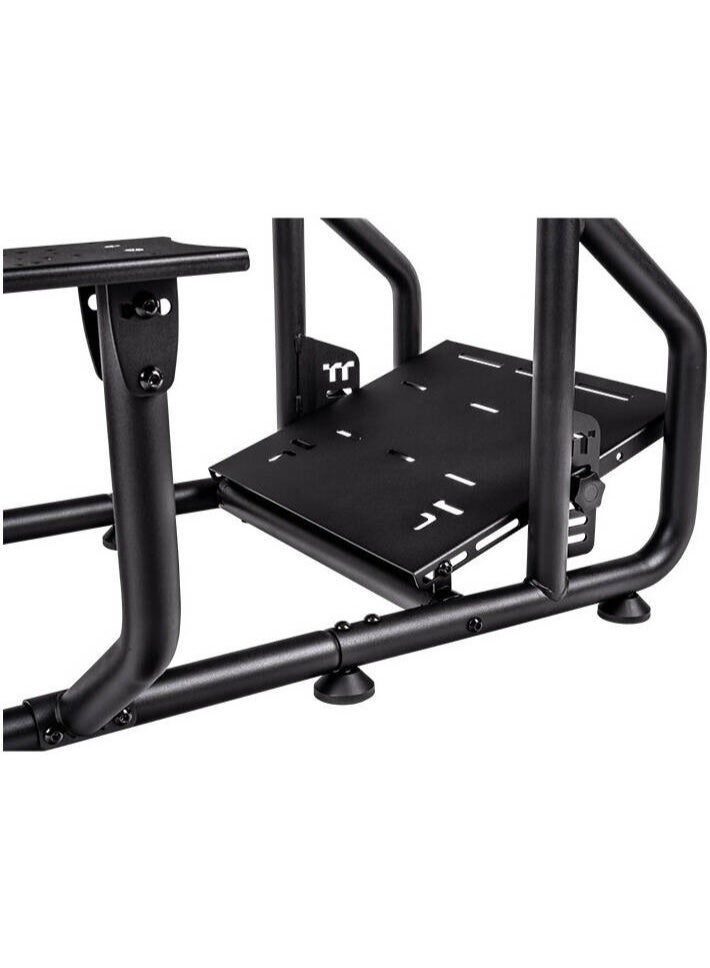 Thermaltake GR300 Racing Simulator Cockpit, Adjustable PVC Racing Seat, Reinforced Steel & Aluminum Frame, Up to 100 kg Load Capacity, Tiltable Steering Wheel & Pedal Mounts (Wheel + Pedal Tilt: +25° to -35°, 0°/15°/27°), Compatible with Logitech/Thrustmaster/Fanatec, Cable Management, Black | GSC-R30-CPASBB-01 - Image 4