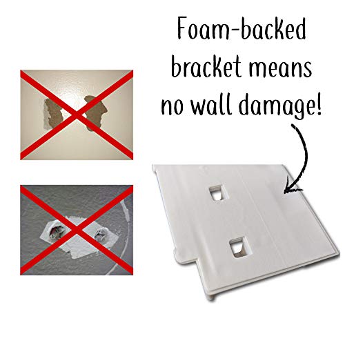 Mount Genie The No-Screwups Key Hook Organizer by Mount Genie (Black, 2-Pack): Wall Mount with No Damaging Screws or Tape. Installs in Seconds on Any Light Switch. Great for Entryway, Mudroom, Kitchen, Office - Image 5