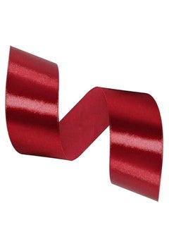 Unique Burgundy Ribbon 1-1/2 Inch, 25 Yards Wine Red Satin Fabric Ribbons for Gift Wrapping, Christmas Garland, Christmas Tree Ornaments, Bows Making, DIY Crafts, Sewing Projects and Wedding Party  - Image 2
