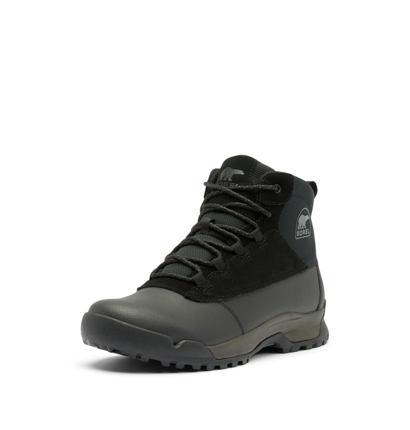 SOREL Men's Buxton Lite Lace Plus Waterproof Boot - Black, Black - 7 - Image 1