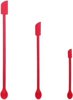 Mini Silicone Spatula | Jar Spatula Last Drop Small Spatulas,Durable Double-End Mini Scr Reduce Waste, Spatula Lotion Stirrer for Food Bottles Beauty Products