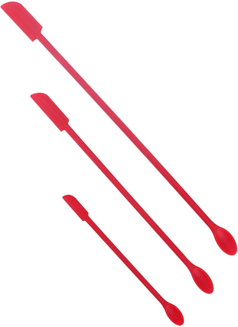 GGOOT - Mini Silicone Spatula | Jar Spatula Last Drop Small Spatulas,Durable Double-End Mini Scr Reduce Waste, Spatula Lotion Stirrer for Food Bottles Beauty Products - Image 1