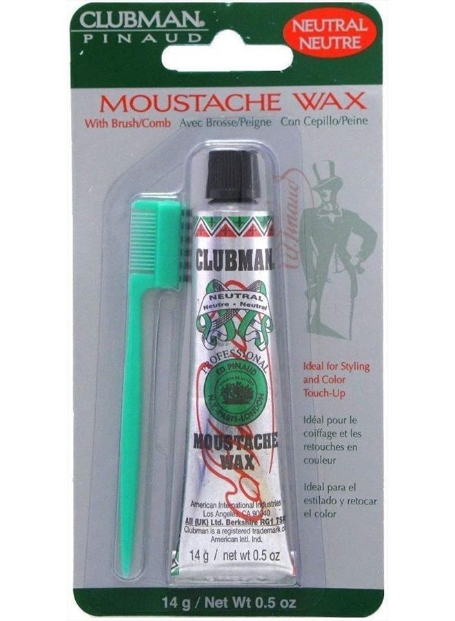 Clubman شمع شارب PINAUDS WH/NEUT - Image 1