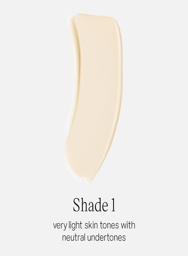 Saie Glowy Super Skin Tint Liquid Foundation - Hydrating Serum Foundation with Lightweight, Medium Coverage - Formulated with Hyaluronic Acid to Hydrate, Brighten and Plump - Shade 1 (1.01 oz) - Image 2