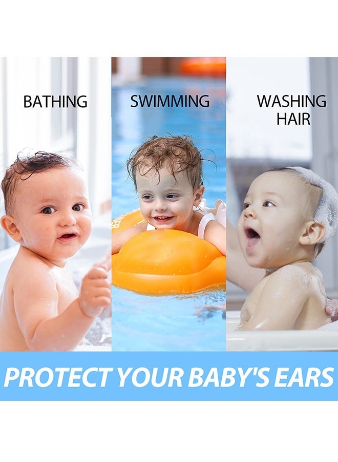 EELHOE 30 Pieces Swimming Earplugs, Waterproof Performance Baby Ear Protectors for Bathing and Swimming to Prevent Ears From Entering Water and Swimming, Independent Packaging Soft & Comfortable - Image 5