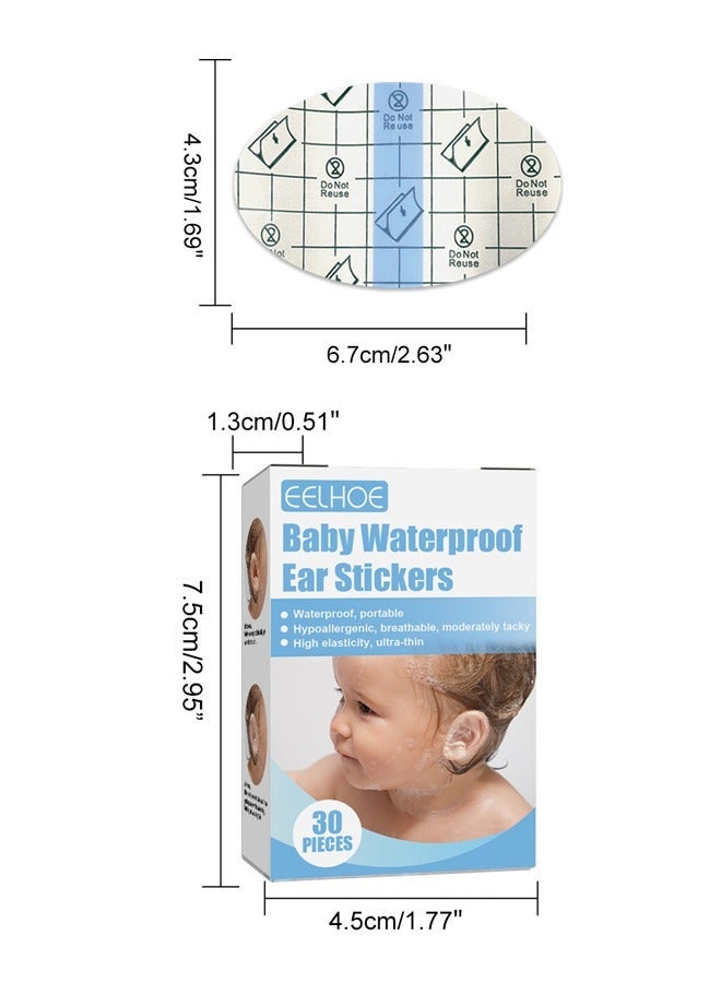 EELHOE 30 Pieces Swimming Earplugs, Waterproof Performance Baby Ear Protectors for Bathing and Swimming to Prevent Ears From Entering Water and Swimming, Independent Packaging Soft & Comfortable - Image 2