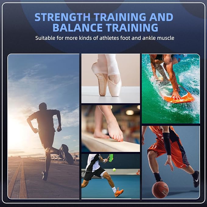 WANYIDA Ankle Foot Strengthener Exerciser For Sprained. Single Leg Balance Board, Posture Corrector, Foot Stretcher For Plantar Fasciitis Relief. - Image 3