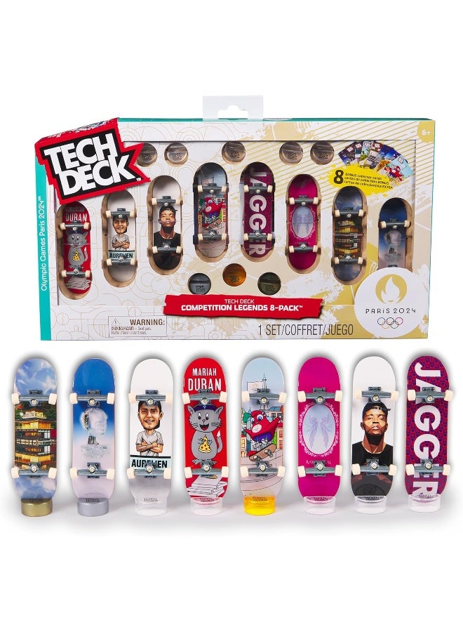 Tech Deck Toy Skateboard 96mm Olympic Board 8PK - Image 1