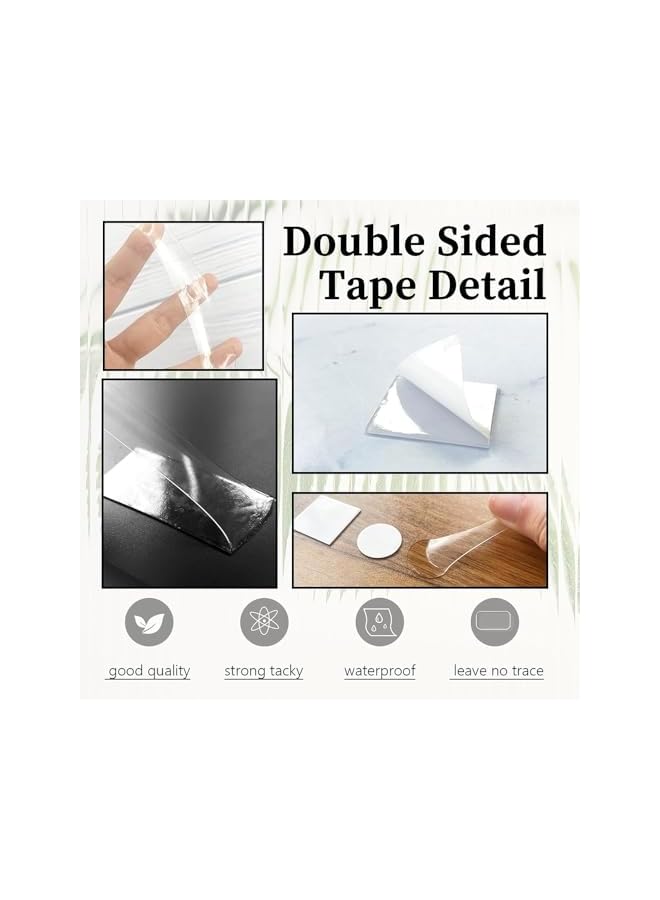 PROMASS Double sided wall mounting tape, paste poster tape strips and dots, removable mounting dot tape for home decor, arts and crafts, holiday party supplies  - Image 3