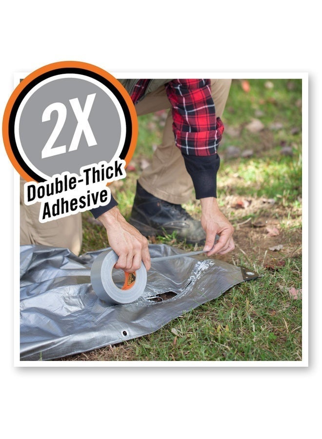 Gorilla Silver Duct Tape, 1.88" x 30 yd, Silver (Pack of 1) - Duct, Utility, Triple Layer Strength, Indoor & Outdoor, Weather Resistant Shell - Image 5