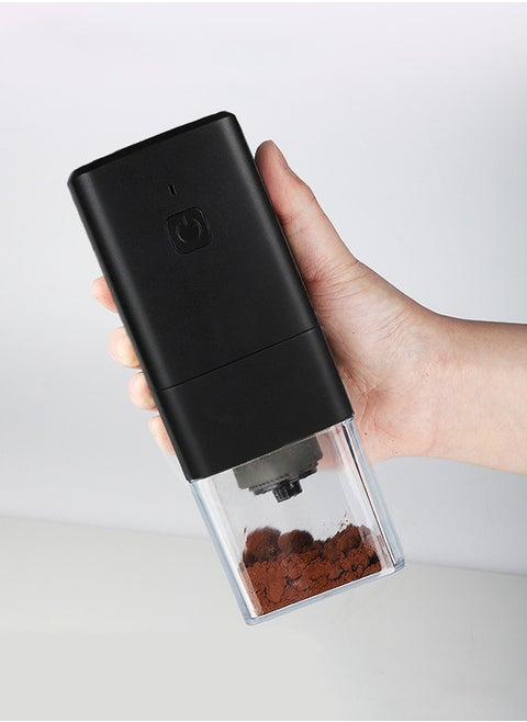Mini Coffee Grinder, Rechargeable Automatic Grinder 1300mAh, Portable Coffee Bean Grinder for Home Travel Office