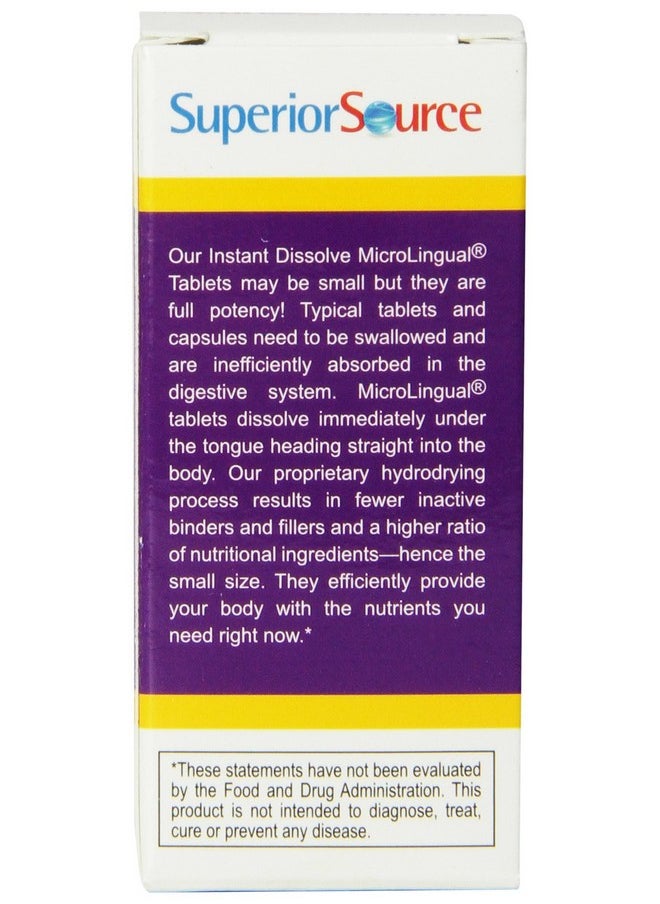 Superior Source No Shot B12 Multivitamins 5000 Mcg 100 Count  - Image 3