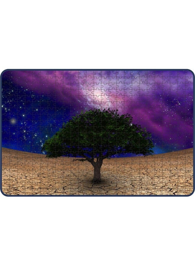Webby Galaxy in Night Sky Wooden Jigsaw Puzzle, 500 Pieces - Image 1