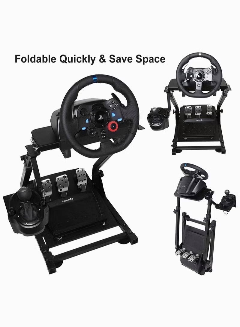 ZUIHAO Racing Steering Wheel Mount for Logitech G920 G25 G27 G29 Thrustmaster T80 T150 TX F430 Wheel Driving Game Simulator Racing Gear - Image 5
