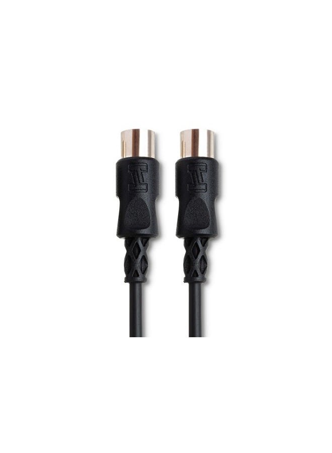Hosa MID-305BK 5-Pin DIN to 5-Pin DIN MIDI Cable, 5 Feet - Image 3