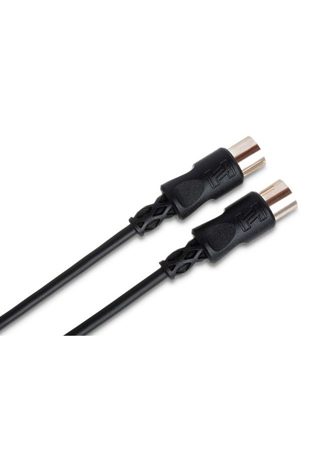 Hosa MID-305BK 5-Pin DIN to 5-Pin DIN MIDI Cable, 5 Feet - Image 2