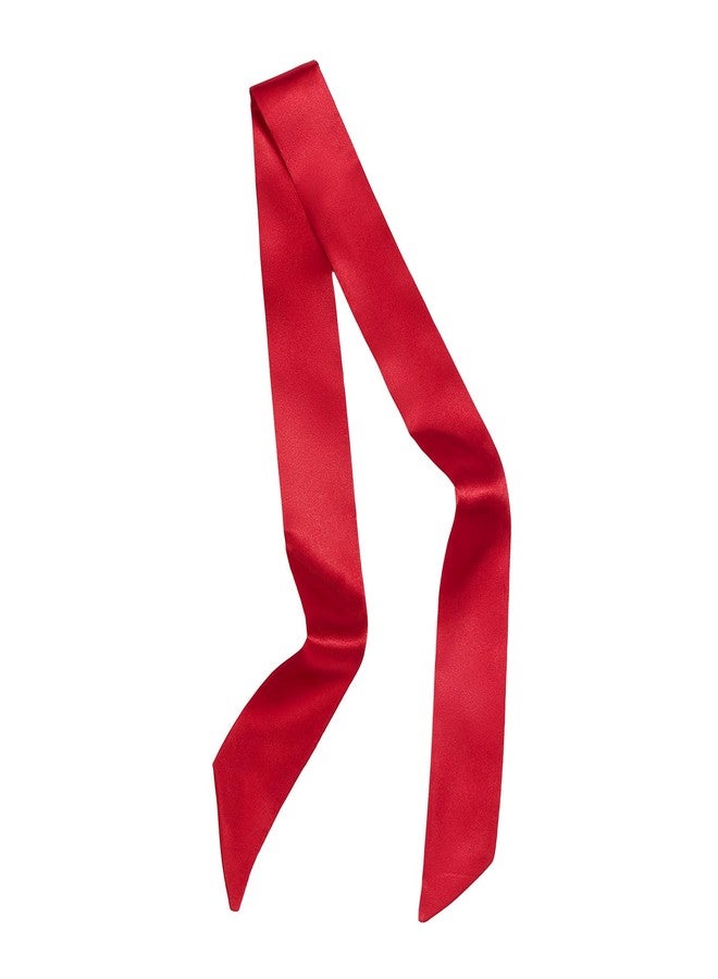 QIUTIMIY Purse Scarf Handbags Skinny Twill Hair Scarves Solid Color Narrow Long Neckerchief Women Fashion Accessories Bag Charms - Image 1